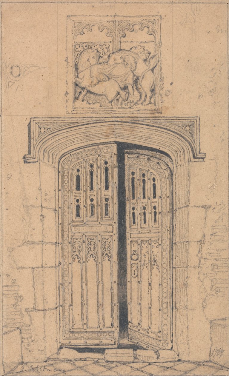 Porta Sul, Arminghall Hall, Norfolk de John Sell Cotman