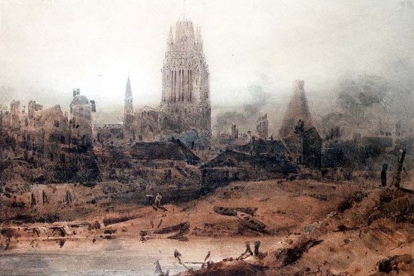 St. Mary Redcliffe, Bristol de John Sell Cotman