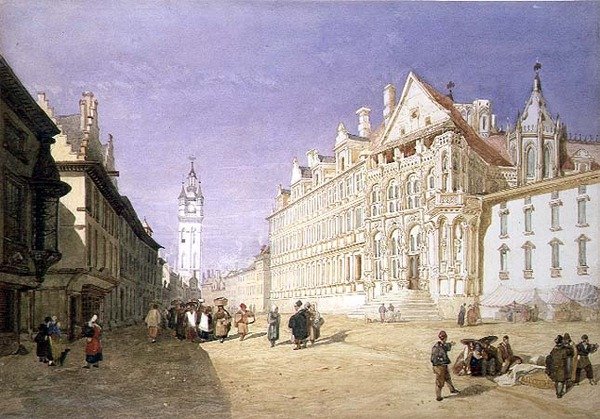 O Hotel de Ville, Ghent de John Sell Cotman