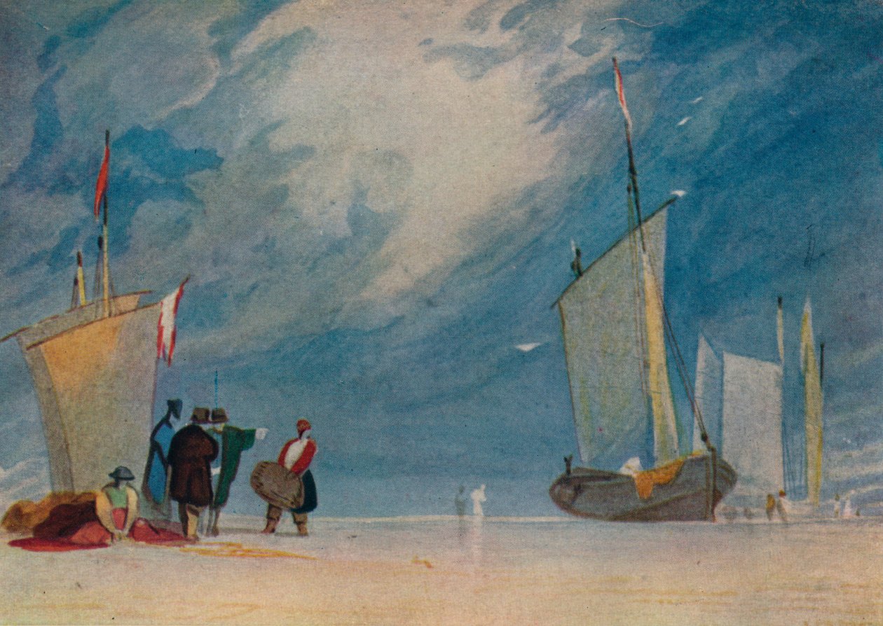 O desembarque, c1810, 1923 de John Sell Cotman