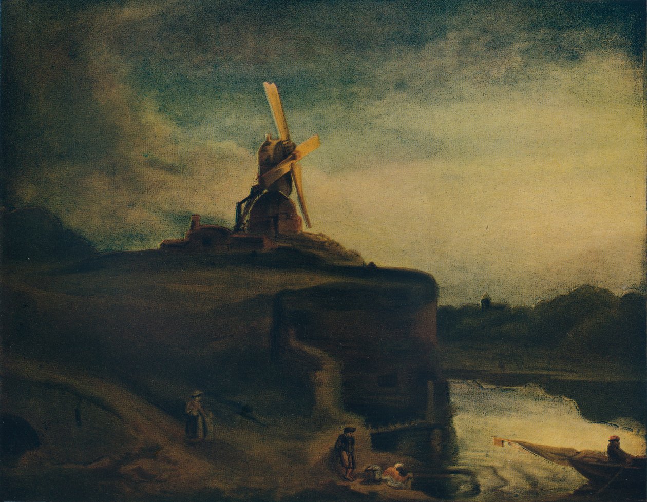 The Old Mill, século XIX, 1913 de John Sell Cotman