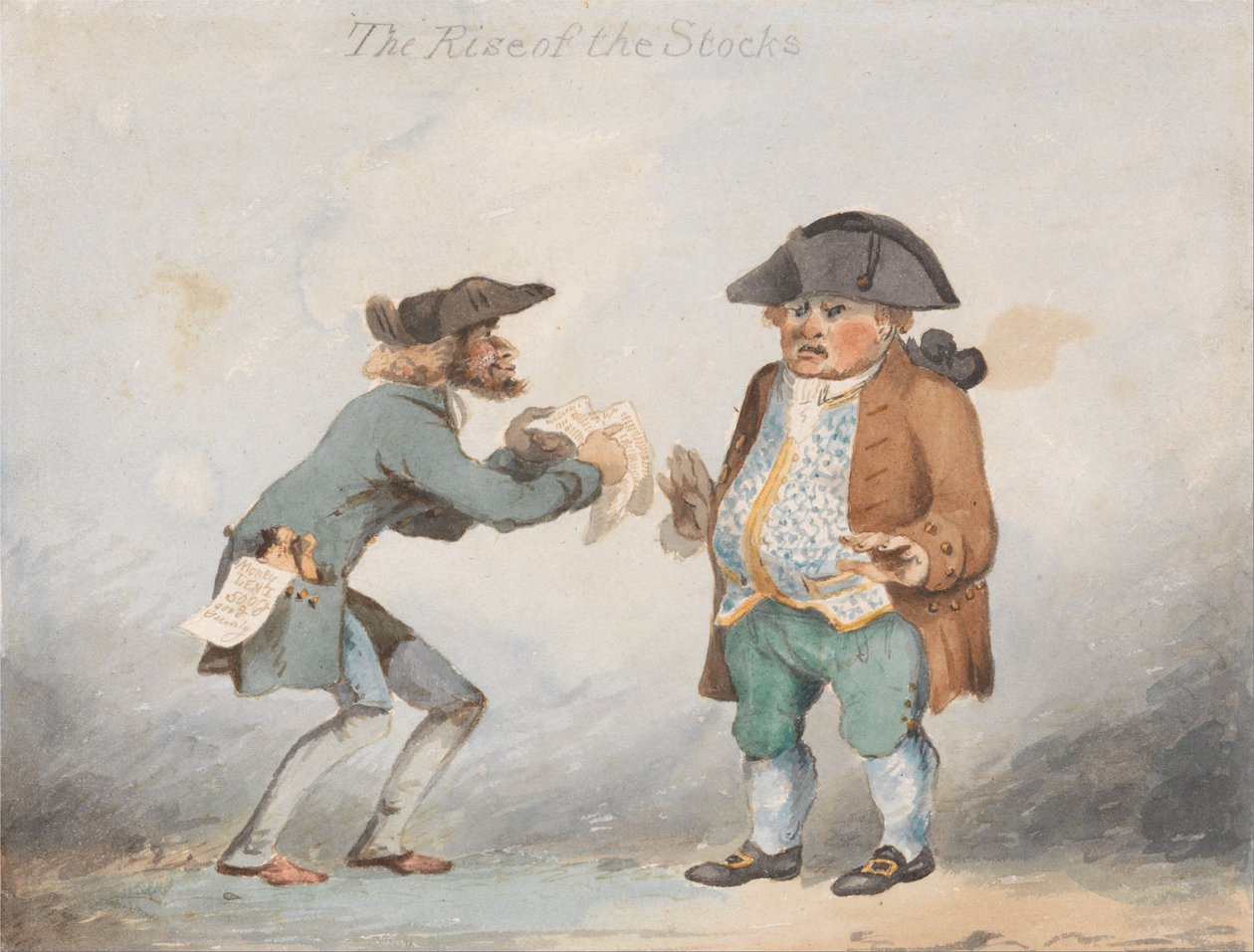 A ascensão das acções (Um de um conjunto de três) de John Sell Cotman