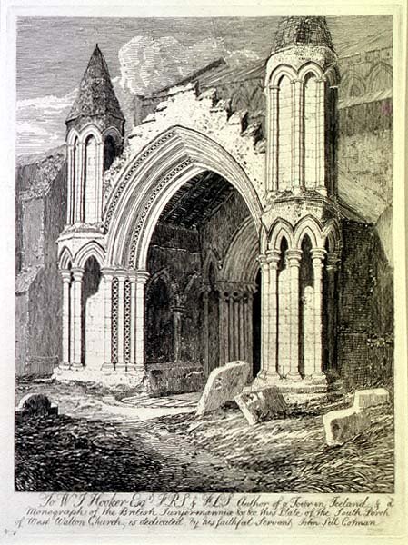 A Igreja South Porch of West Walton Church, placa 33 de 