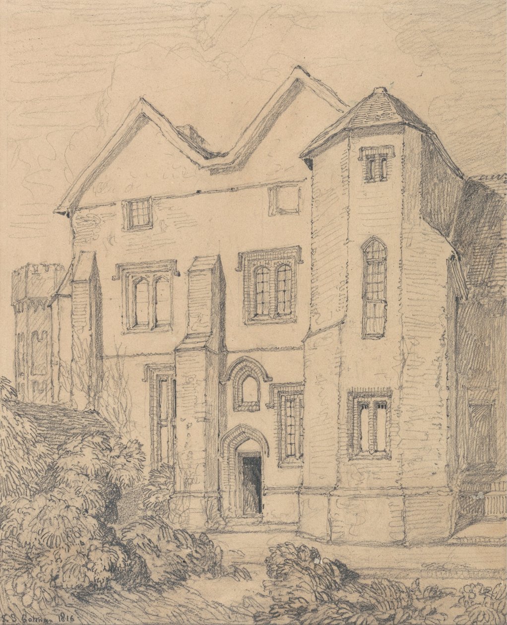 Upwell Rectory, Norfolk de John Sell Cotman