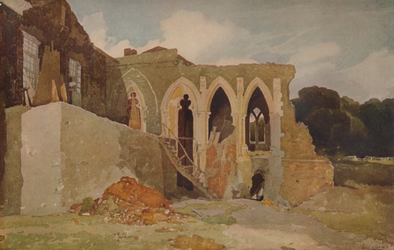 Abadia de Walsingham, 1923 de John Sell Cotman