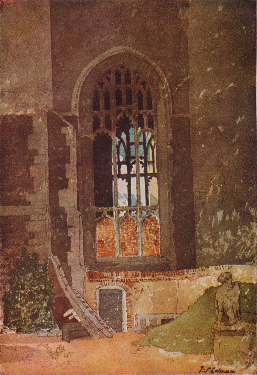 Janela entre St. Andrews Hall e a Igreja Holandesa, Norwich, c1908 de John Sell Cotman