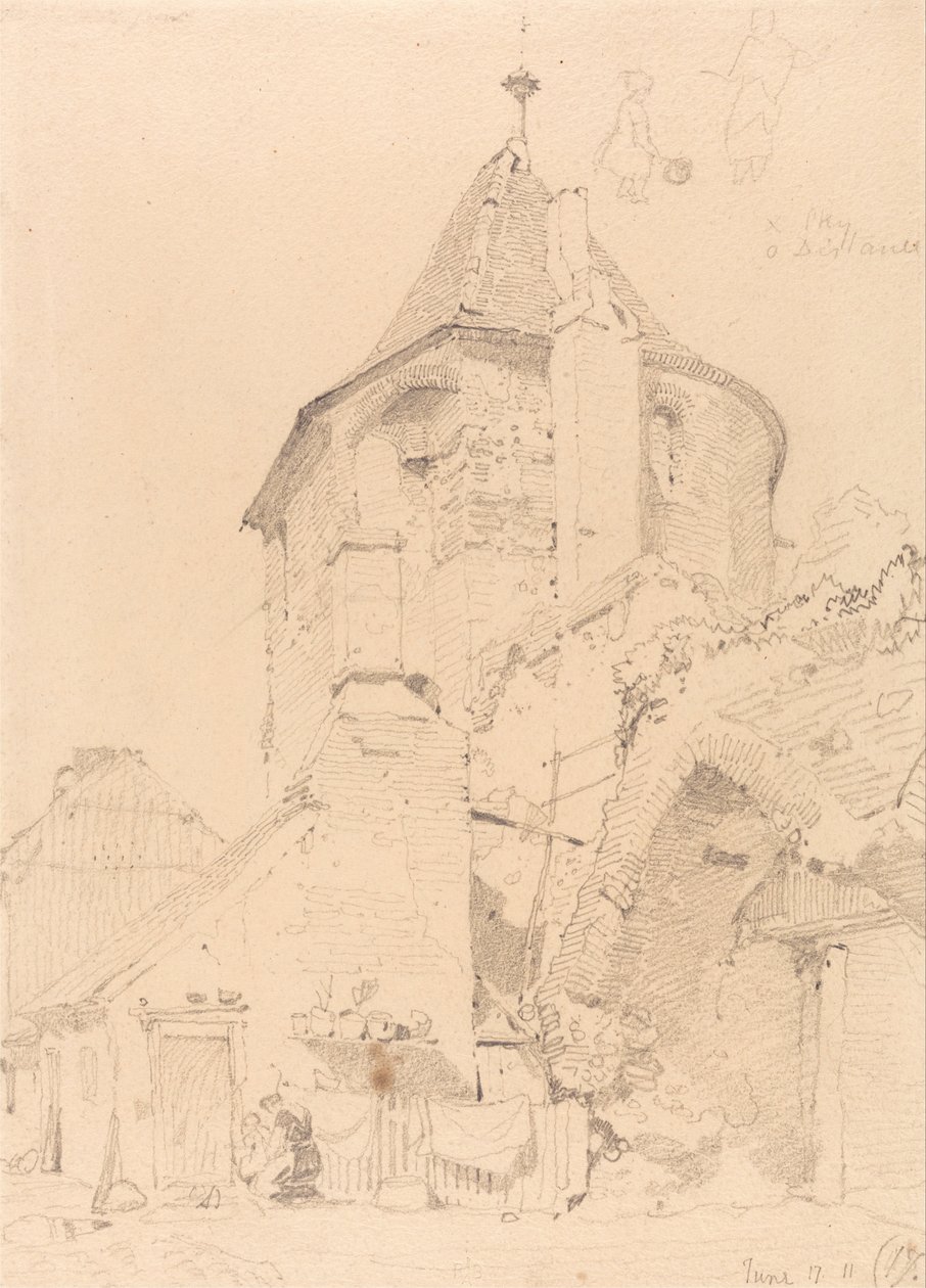 Yarmouth, a torre noroeste de John Sell Cotman