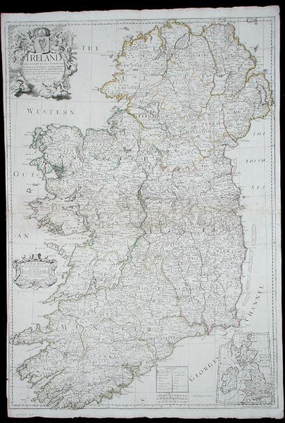 Mapa da Irlanda de John Senex