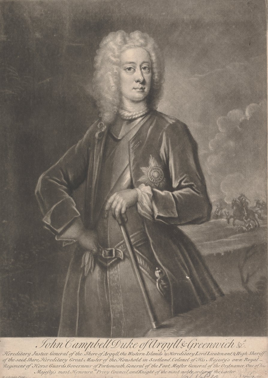 John Campbell, 2º Duque de Argyll, 1º Duque de Greenwich de John Simon