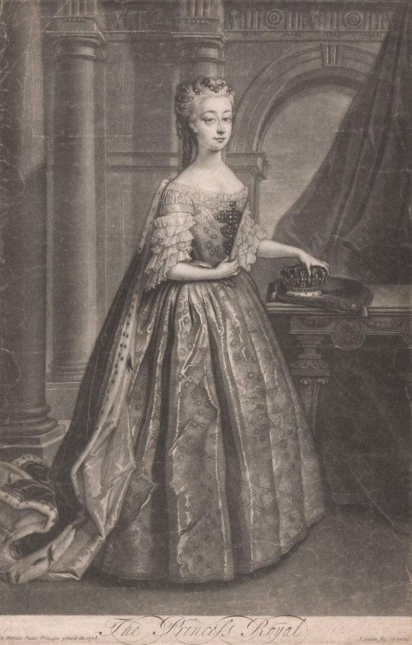 A Princesa Real (Princesa Ann, filha mais velha de George II) de John Simon