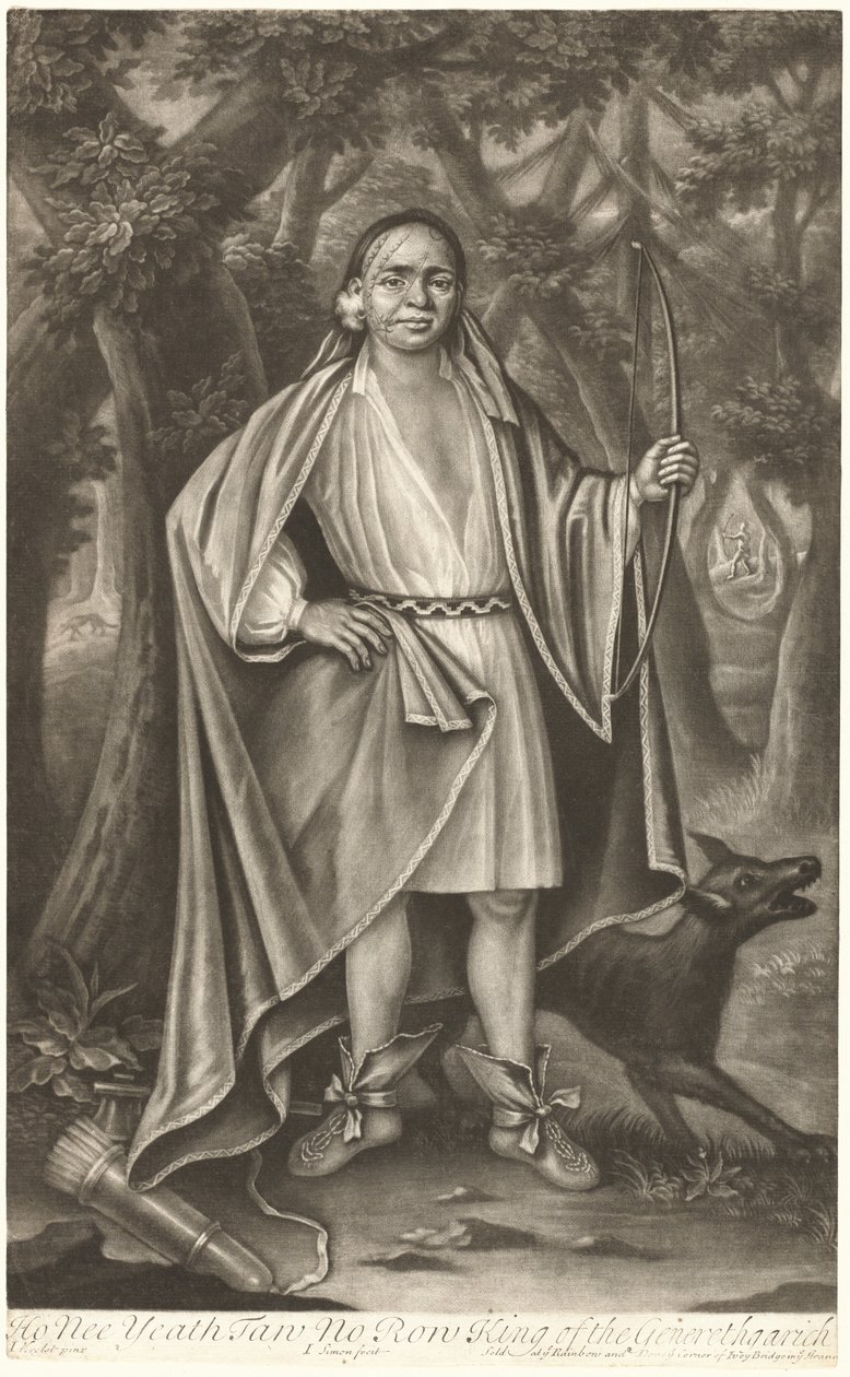 Ho Nee Yeath Taw No Row, Rei do Generethgarick de John Simon after John Verelst