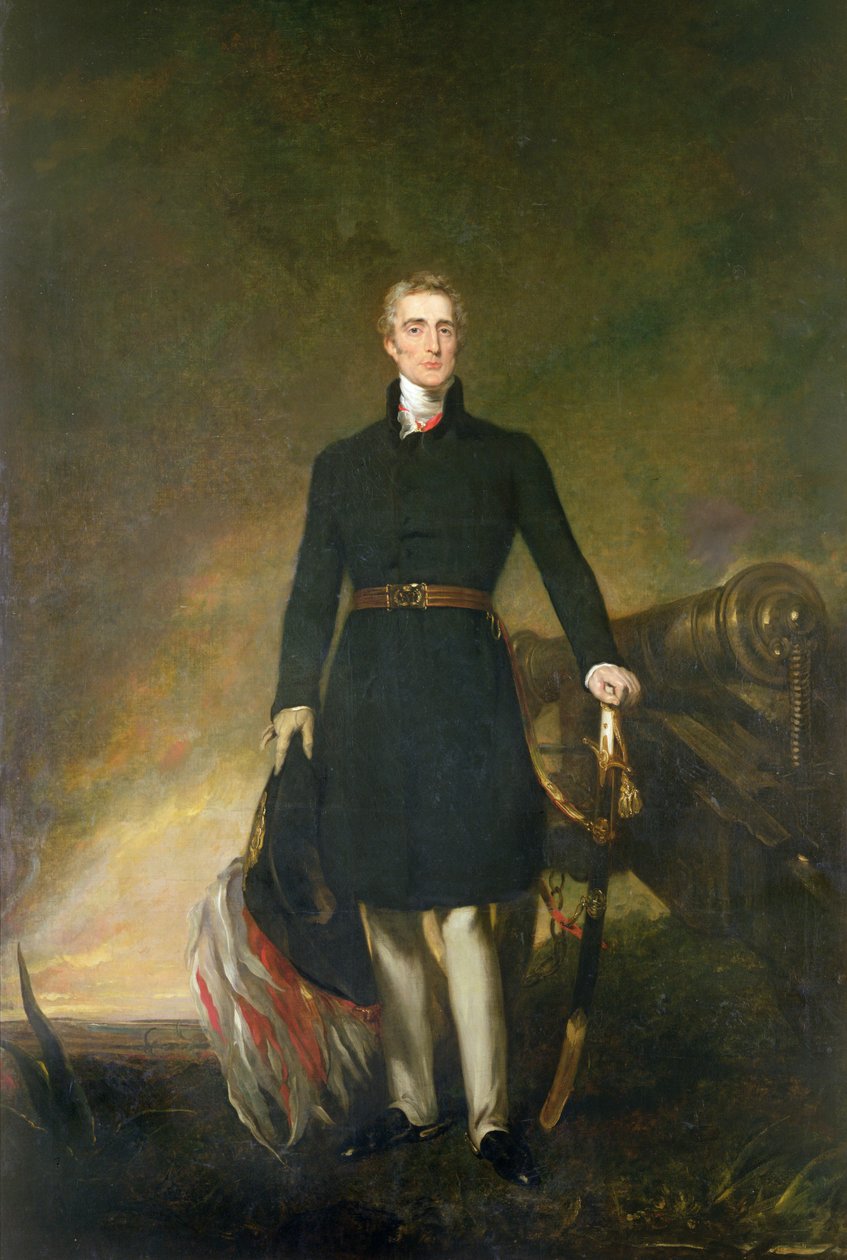 Arthur Wellesley (1769-1852) Duque de Wellington (óleo sobre tela) de John Simpson