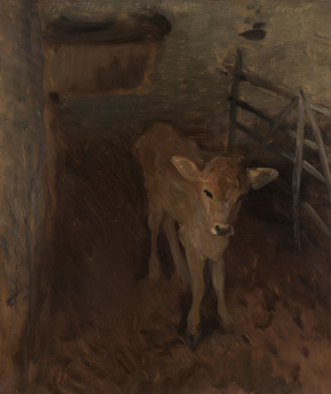 Um bezerro da raça Jersey de John Singer Sargent