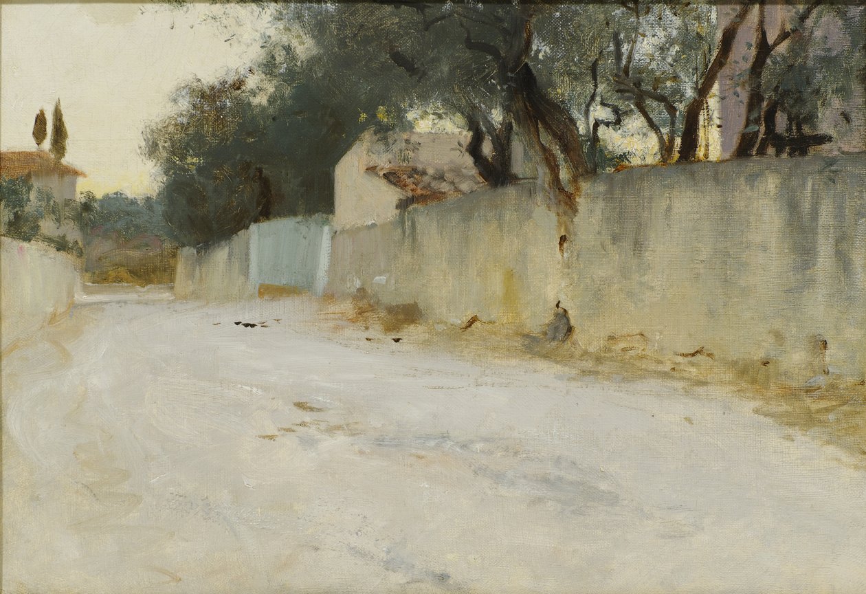 Uma estrada no Sul de John Singer Sargent