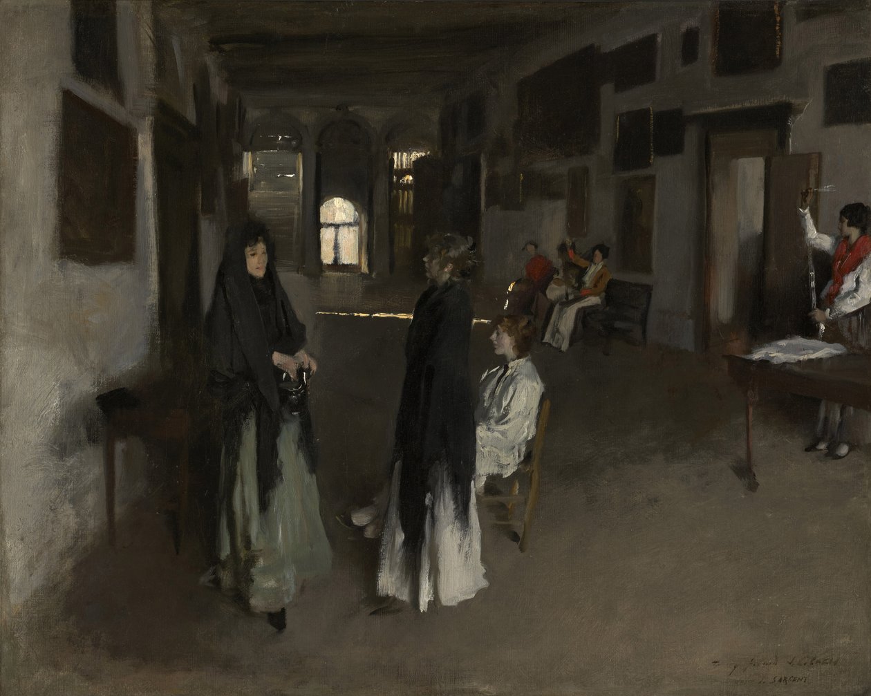 Um interior veneziano, c.1880-82 de John Singer Sargent