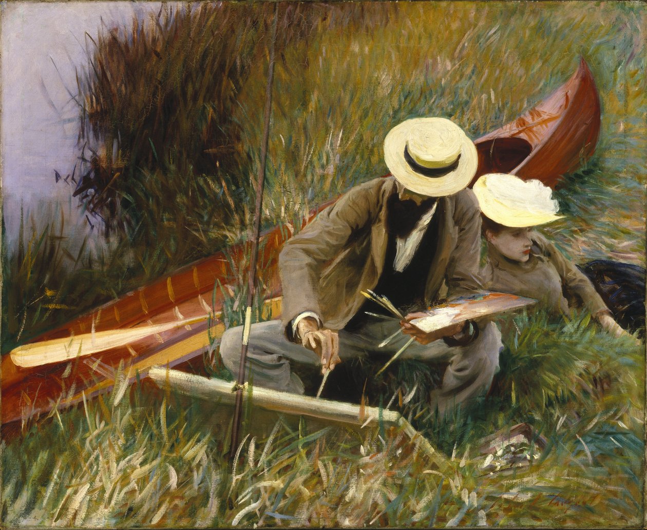 Um estudo ao ar livre de John Singer Sargent
