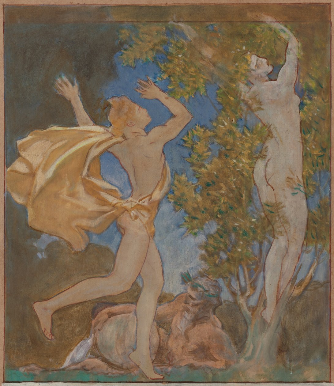 Apolo e Dafne de John Singer Sargent