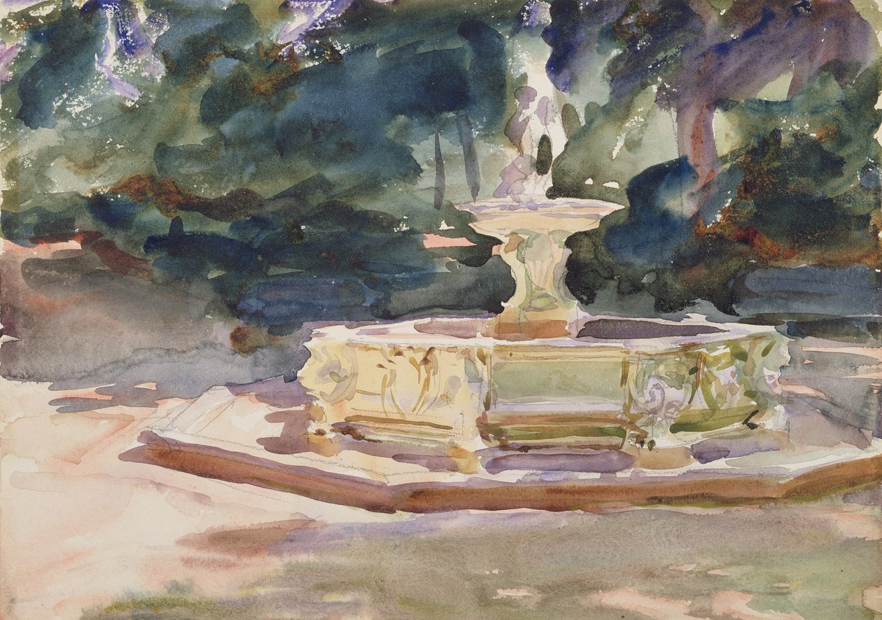 Aranjuez, c.1902-03 (wc no papel) de John Singer Sargent