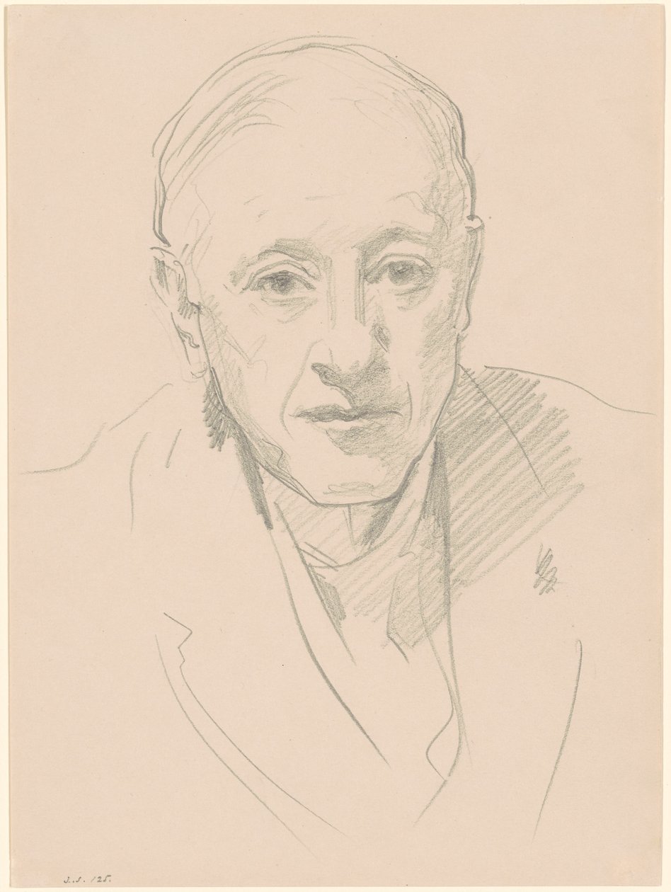 busto de homem de John Singer Sargent