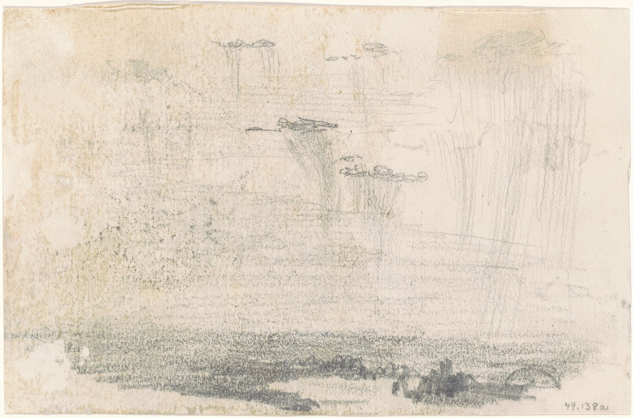 Nuvens [verso] de John Singer Sargent
