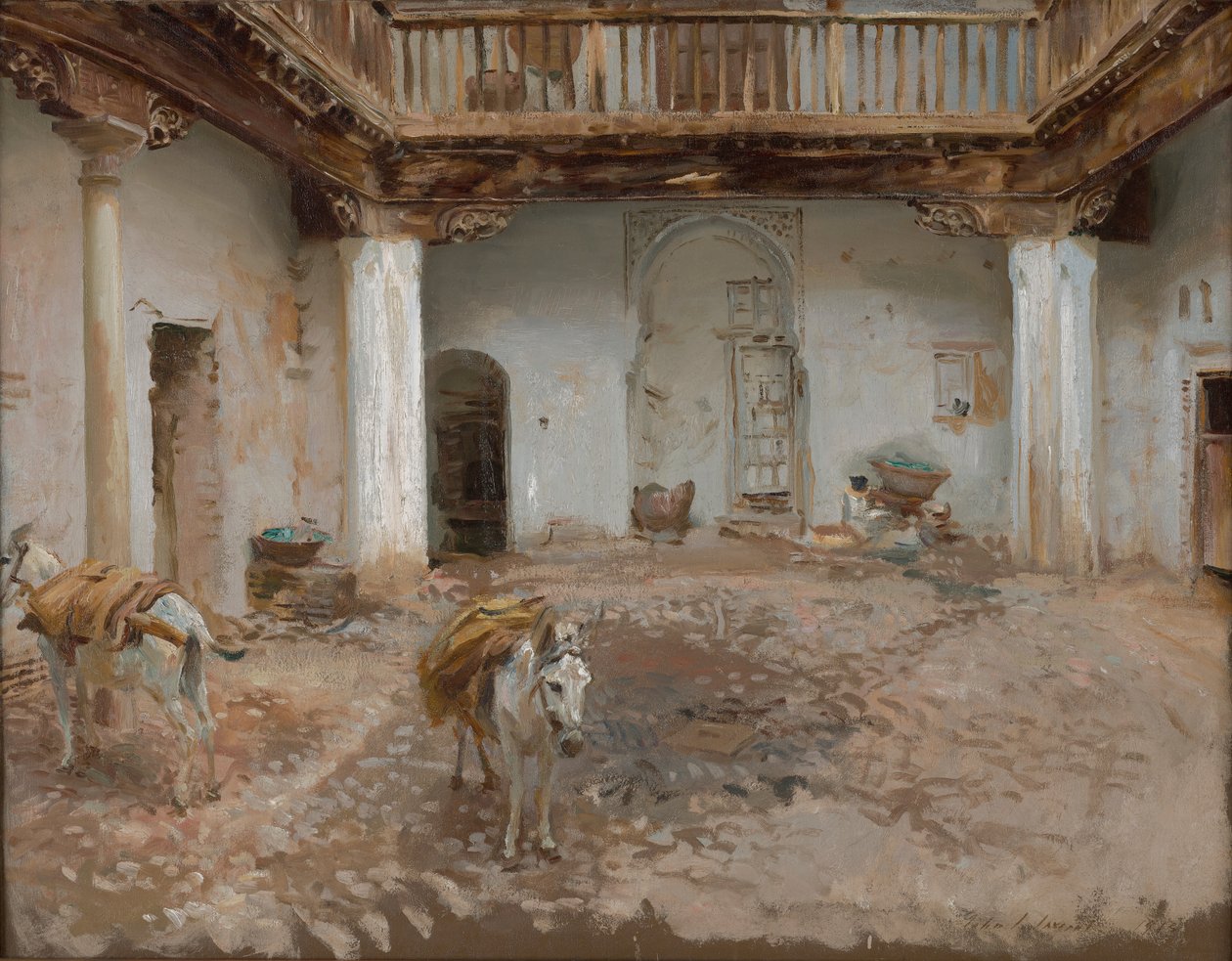 Pátio, Casa del Chapiz de John Singer Sargent