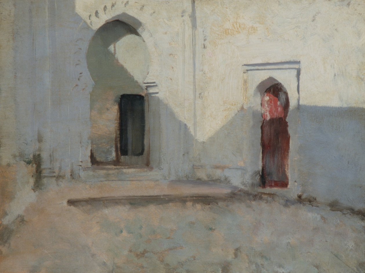 Pátio, Tetuan, Marrocos, 1879-80 de John Singer Sargent