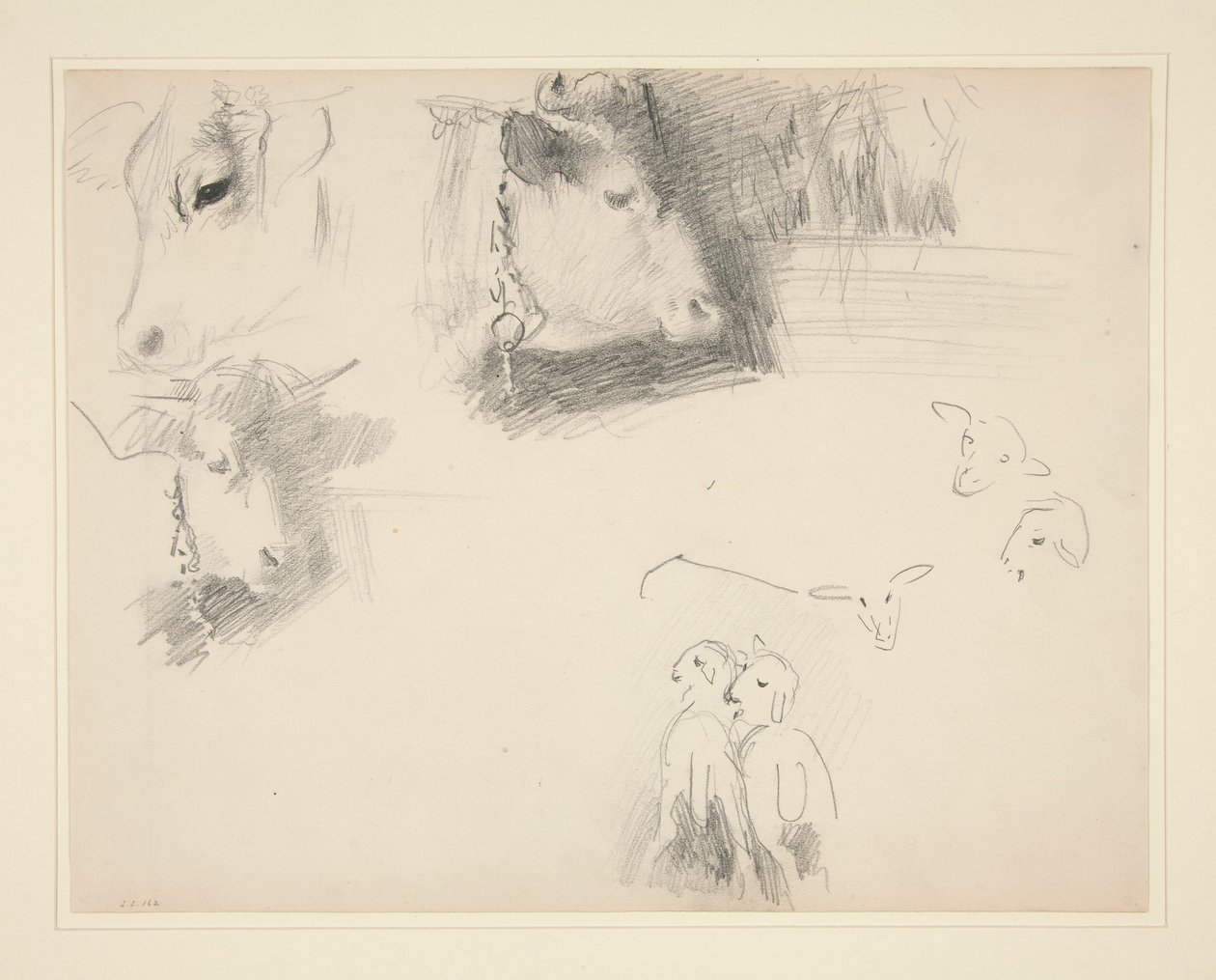 Vacas e Ovinos de John Singer Sargent