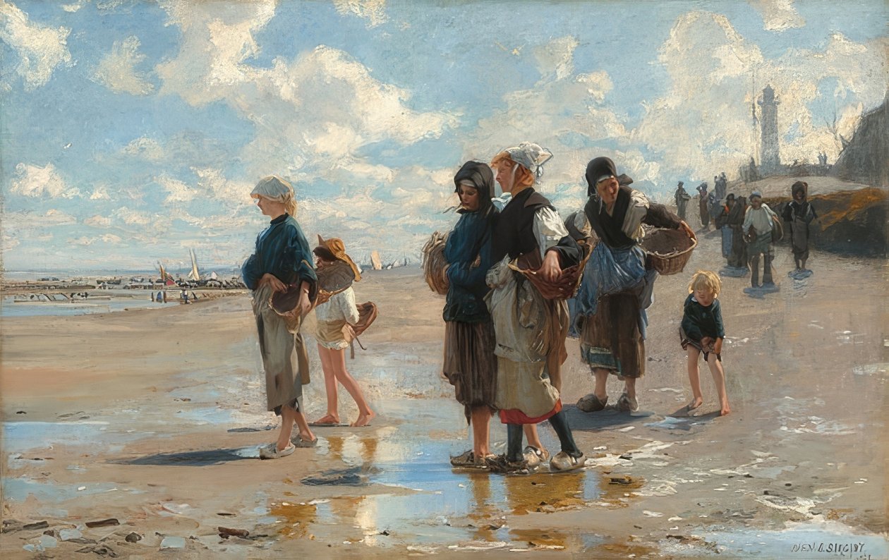 No caminho para a pesca (partida para a pesca). 1878 de John Singer Sargent