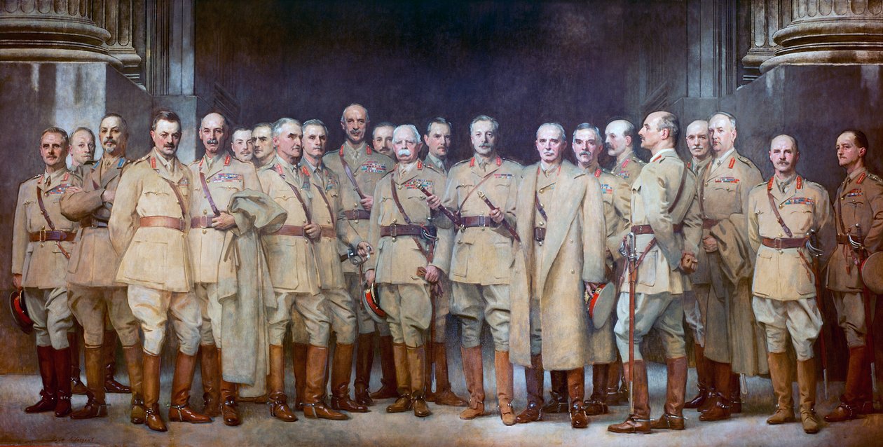 Oficiais Gerais da Primeira Guerra Mundial de John Singer Sargent