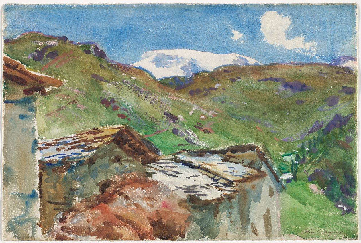No Tirol austríaco de John Singer Sargent