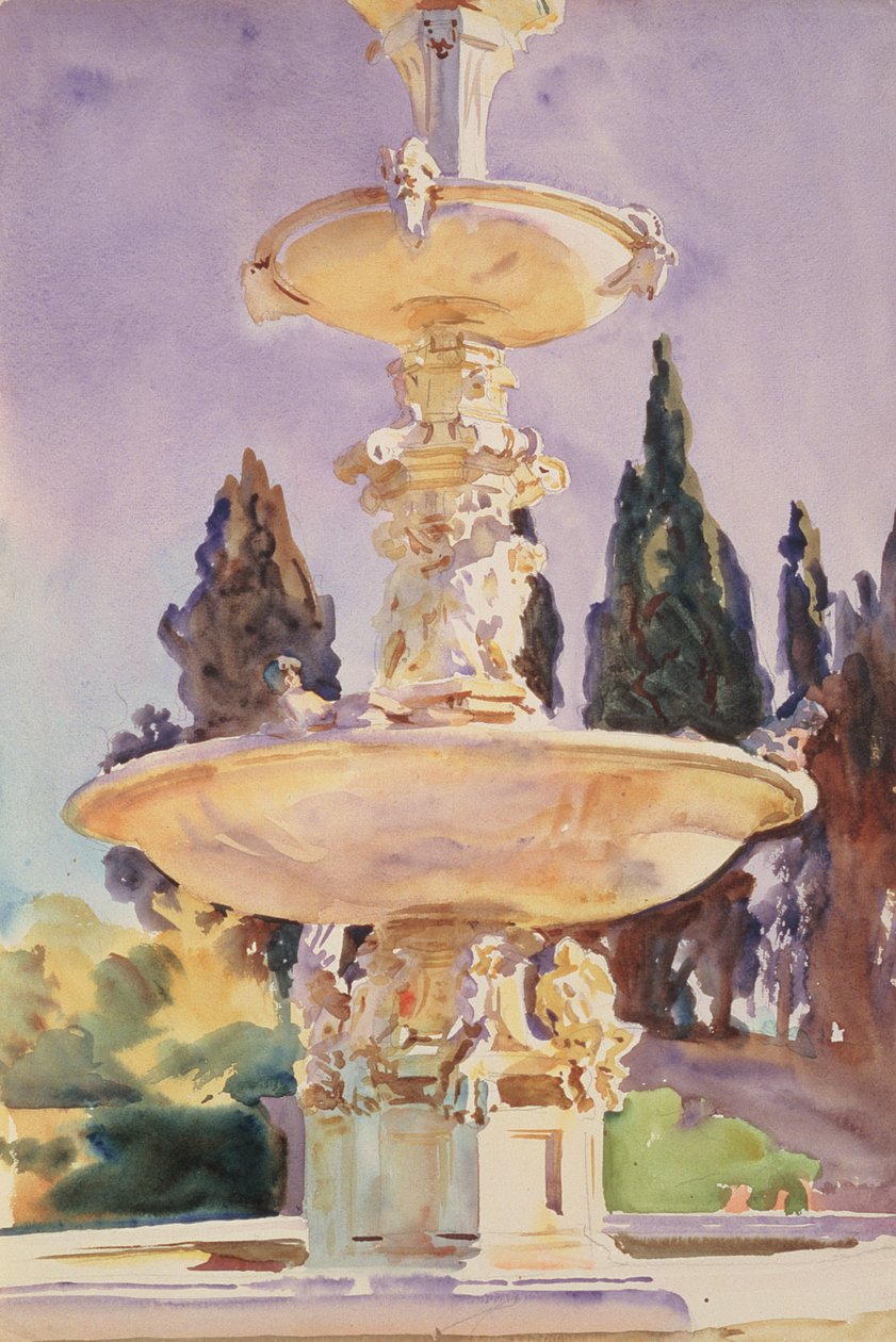 Em uma Villa Medici, c.1907 de John Singer Sargent