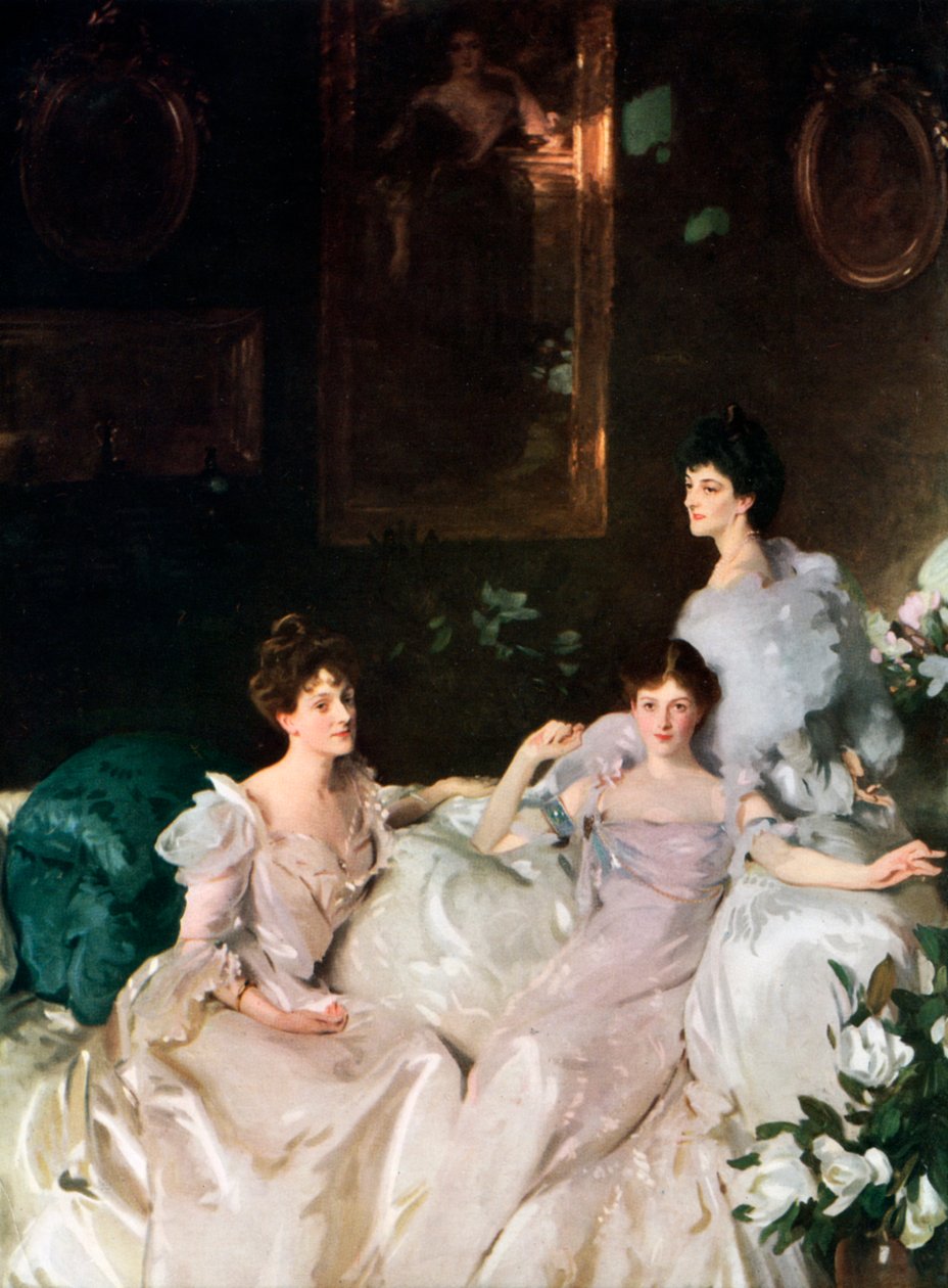 Lady Elcho, Sra. Tennant e Sra. Adeane, 1926. de John Singer Sargent