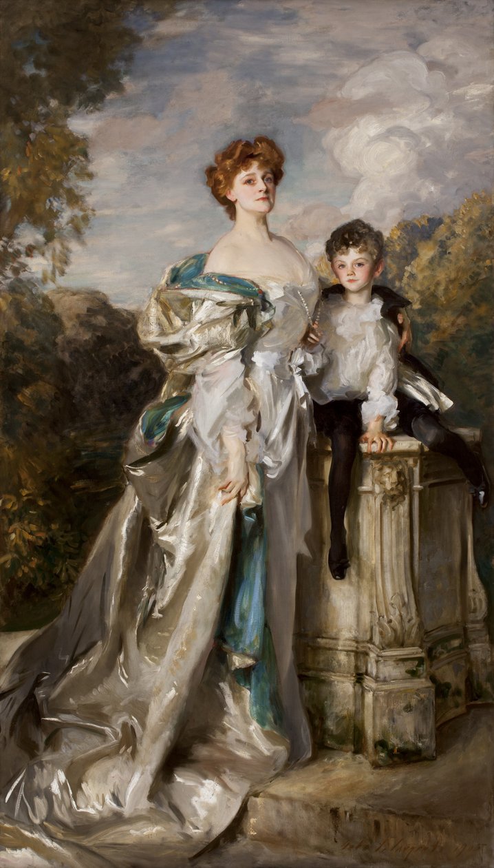 Lady Warwick e seu filho de John Singer Sargent