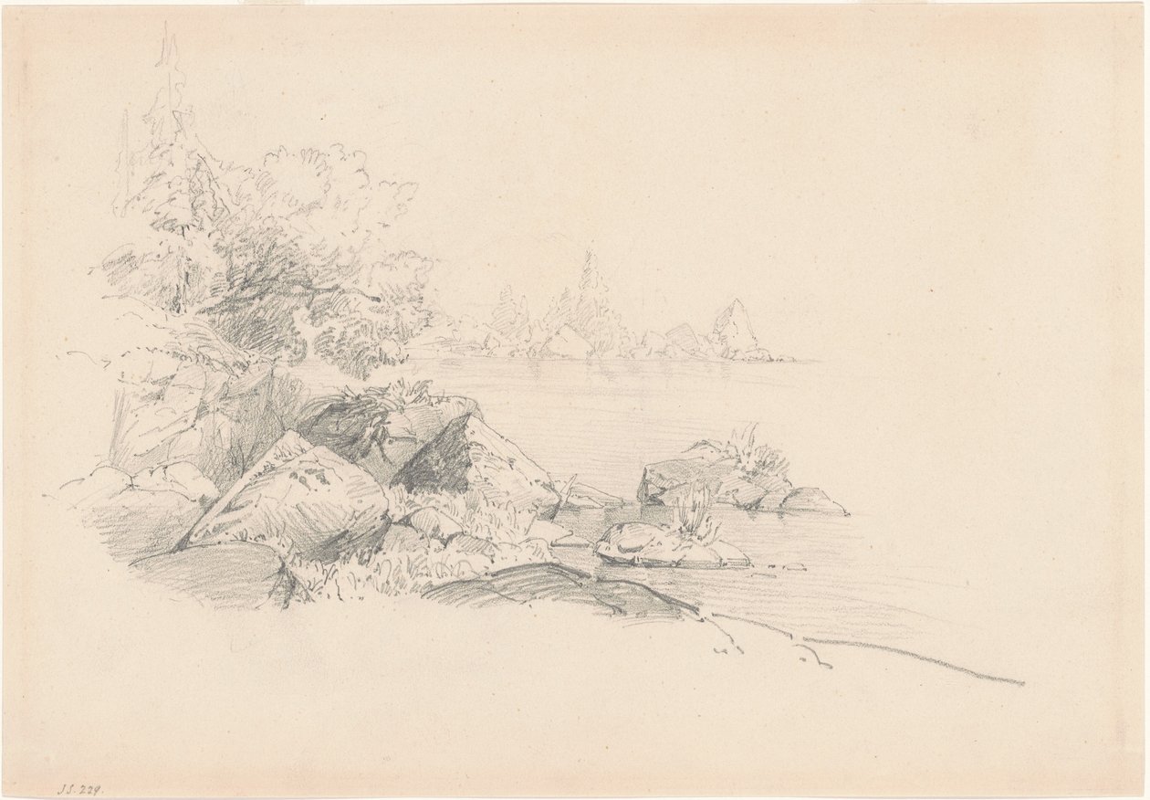 Lake Shore, 1868-1869. de John Singer Sargent
