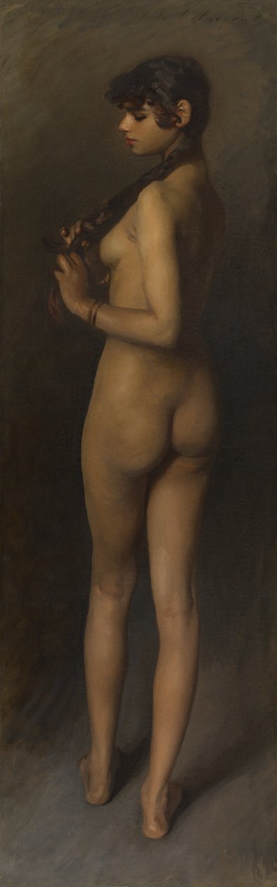 Estudo da vida (Estudo de uma rapariga egípcia) de John Singer Sargent