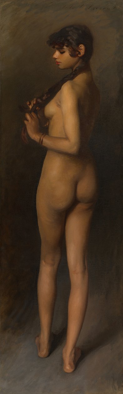 Estudo de vida de uma menina egípcia, 1891. de John Singer Sargent