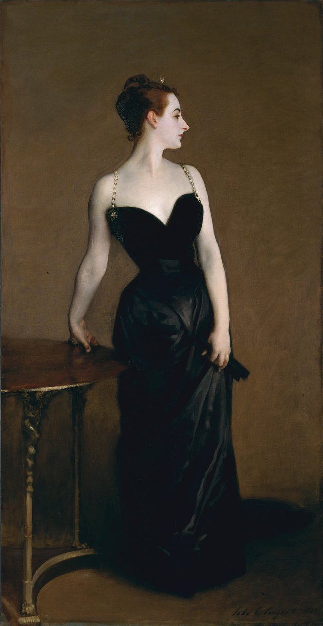 Madame X Madame Pierre Gautreau, 1884 de John Singer Sargent