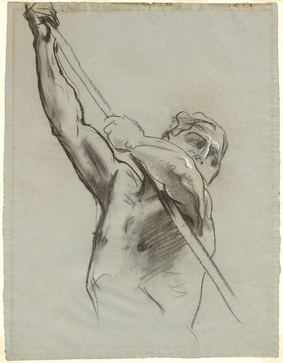 Torso Masculino com Vara de John Singer Sargent