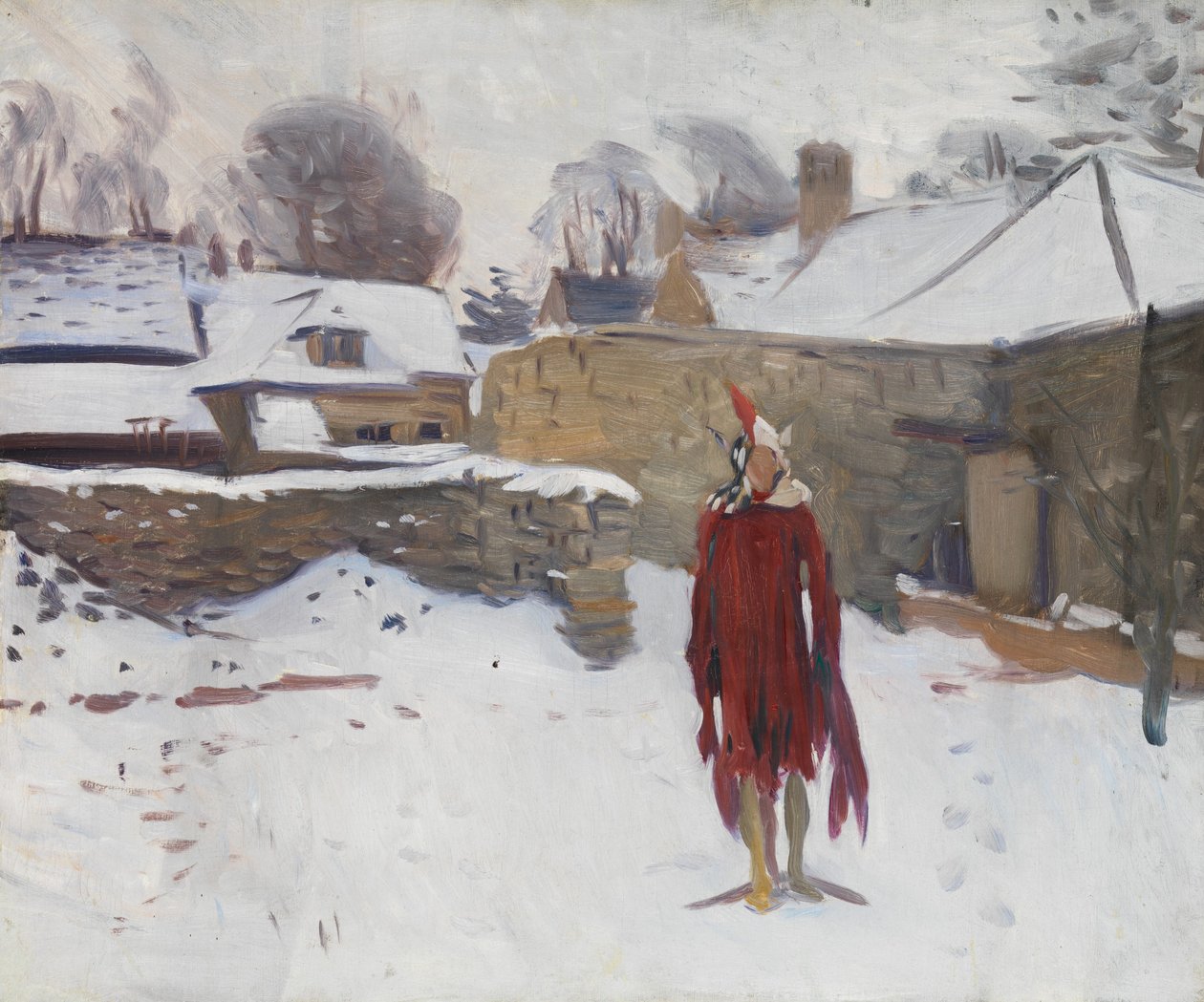 Mannikin na Neve, c.1891-93 de John Singer Sargent