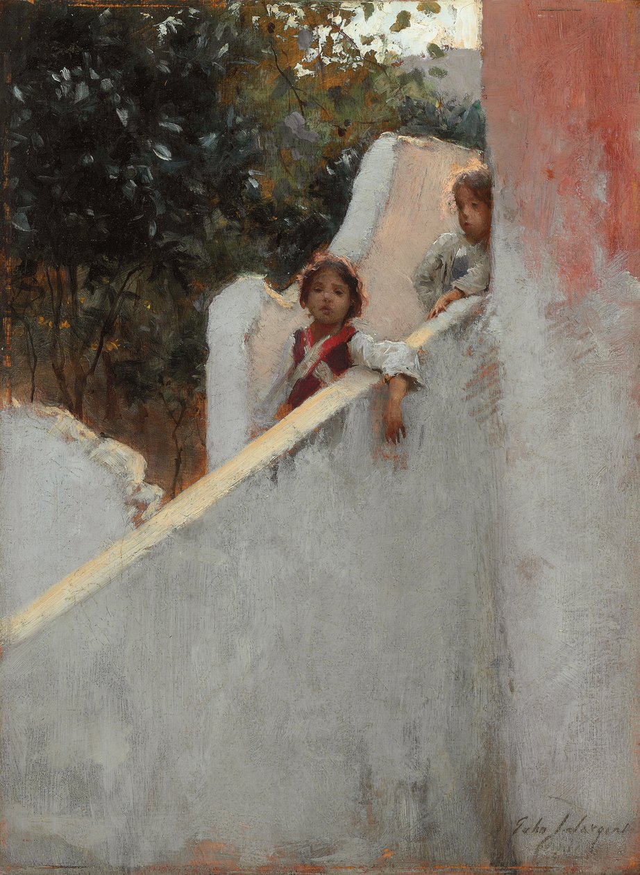Memórias de Capri; Memórias de Capri, 1878 de John Singer Sargent