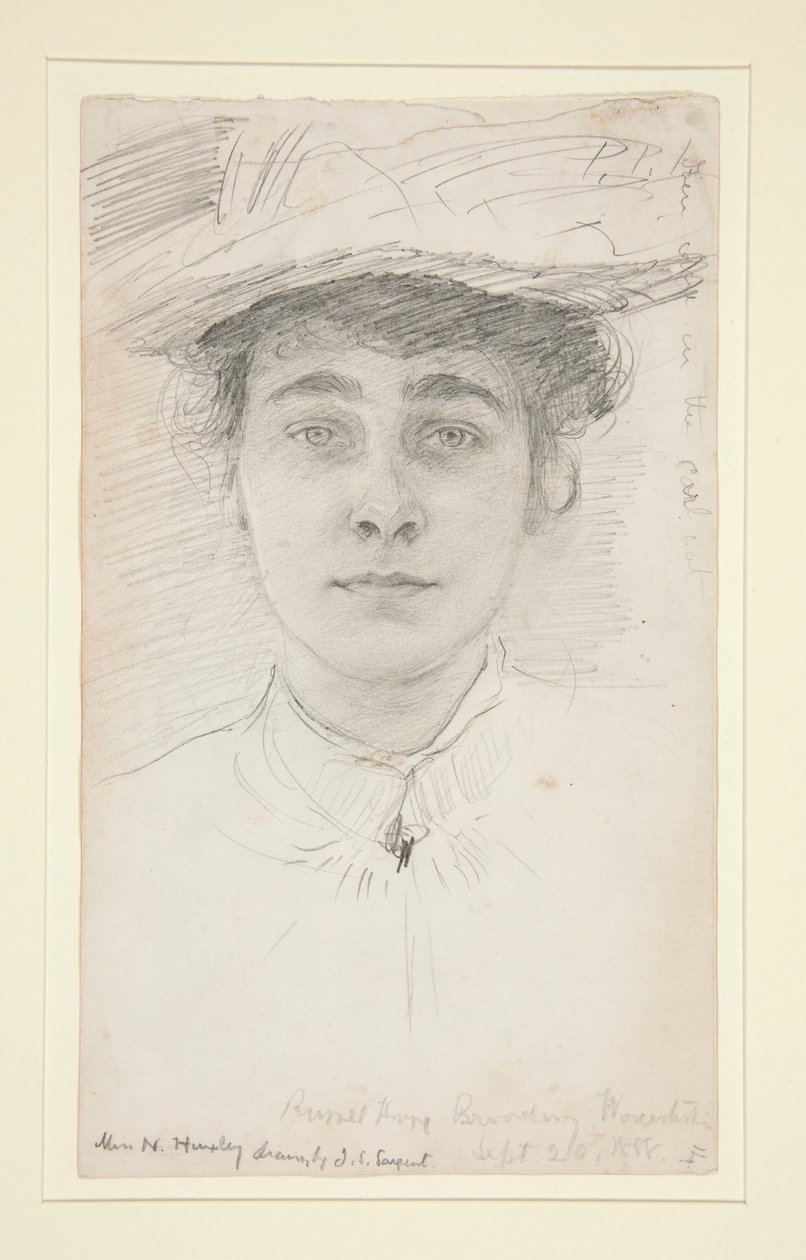 Senhorita N. Huxley de John Singer Sargent