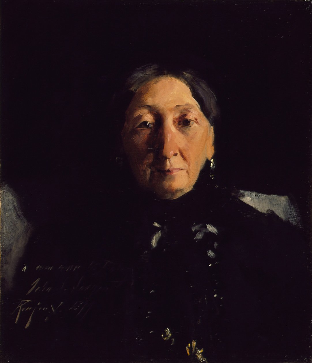Sra. François Buloz, 1879 de John Singer Sargent
