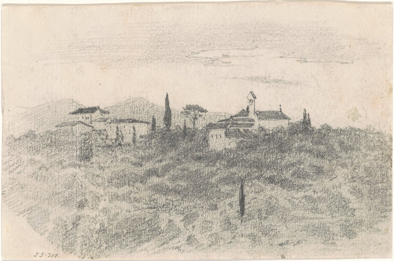 Mosteiro [reto] de John Singer Sargent