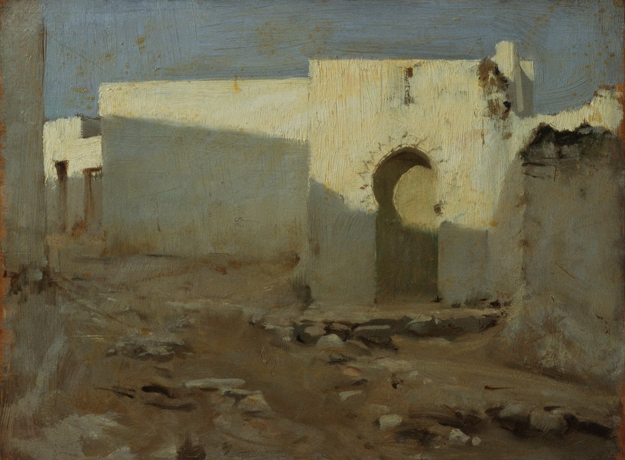 Edifícios Mouros na Luz Solar, 1879-80 de John Singer Sargent