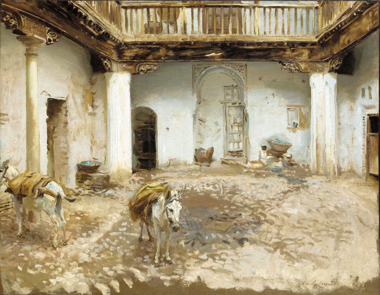 Pátio mourisco de John Singer Sargent
