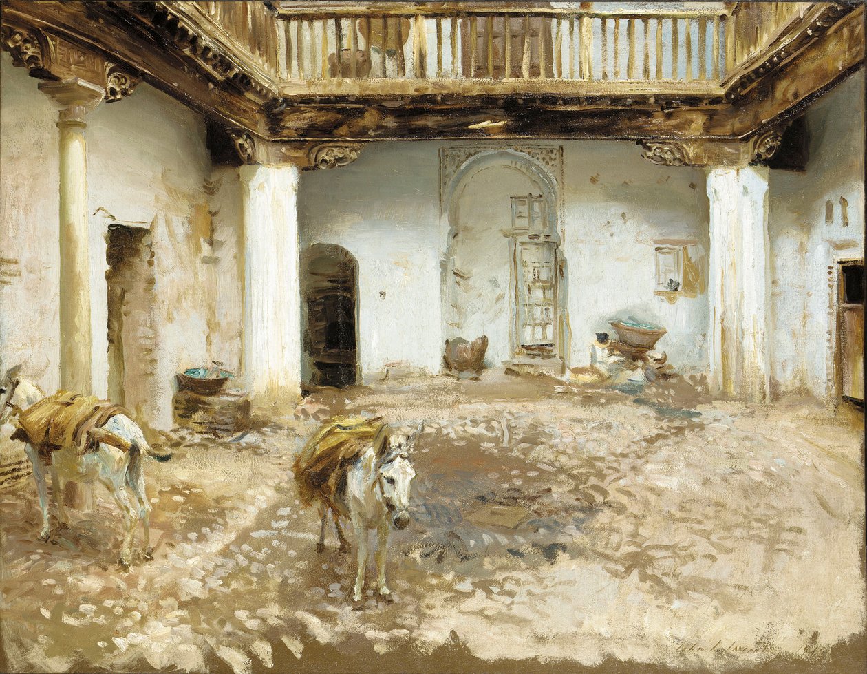 Pátio dos Mouros, 1913 de John Singer Sargent