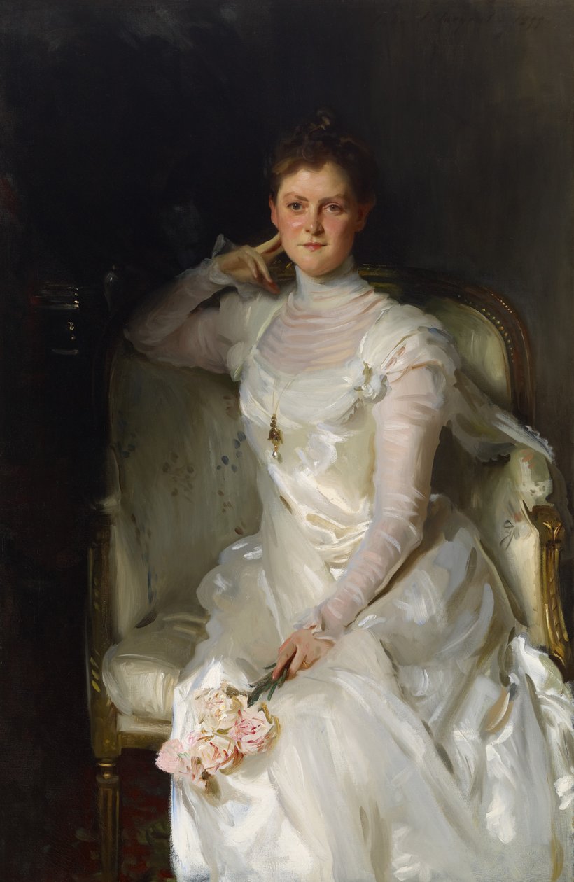 Sra. Joshua Montgomery Sears (1858-1935) 1899 (óleo sobre tela) de John Singer Sargent