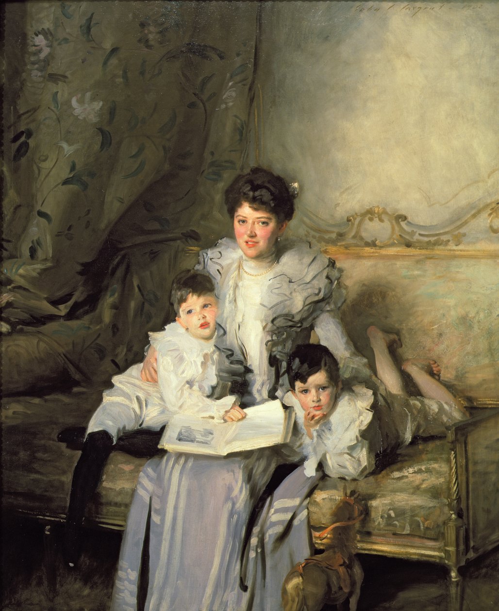 A Sra. Knowles e os seus filhos de John Singer Sargent