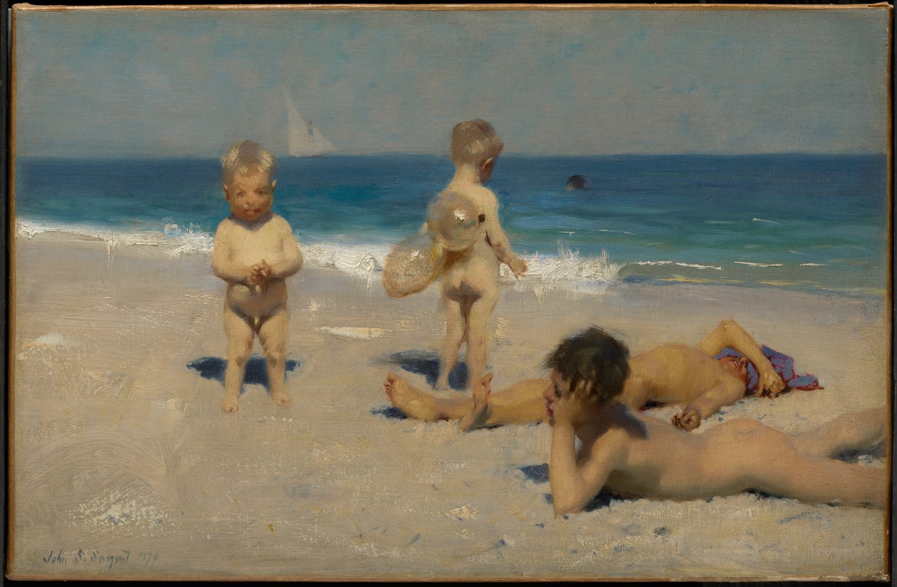 Crianças napolitanas a tomar banho de John Singer Sargent