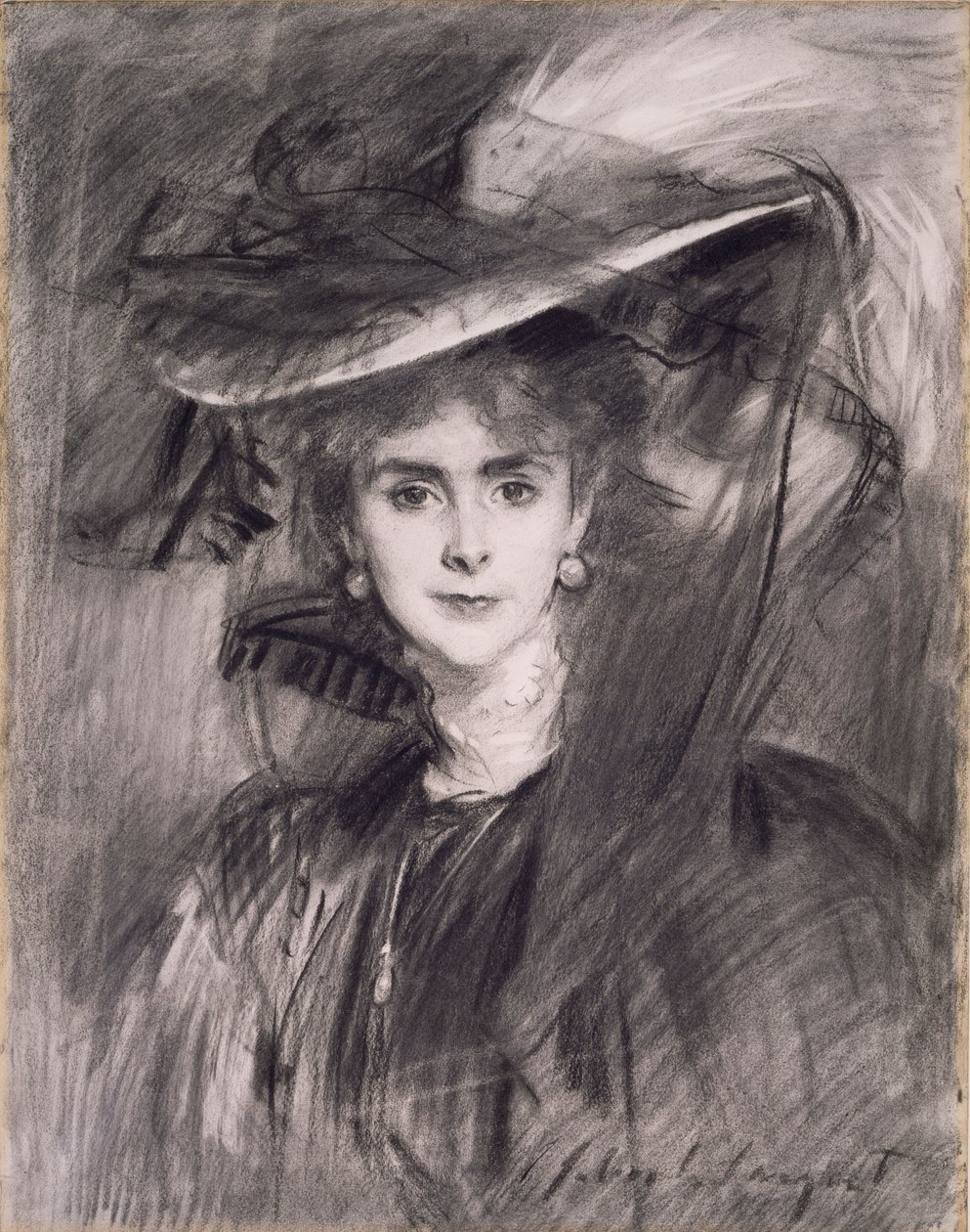Olga, Baronesa de Meyer, 1900-1910 de John Singer Sargent